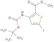 methyl 3-{[(tert-butoxy)carbonyl]amino}-5-iodothiophene-2-carboxylate
