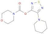 4-(Piperidin-1-yl)-1,2,5-thiadiazol-3-yl morpholine-4-carboxylate
