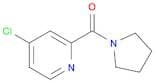 4-chloro-2-(pyrrolidine-1-carbonyl)pyridine