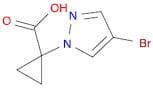 1-(4-Bromo-1H-pyrazol-1-yl)cyclopropane-1-carboxylic acid