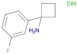 1-(3-fluorophenyl)cyclobutan-1-amine hydrochloride