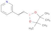 (E)-3-(2-(4,4,5,5-Tetramethyl-1,3,2-dioxaborolan-2-yl)vinyl)pyridine