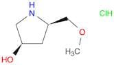 (3R,5R)-5-(Methoxymethyl)pyrrolidin-3-ol hydrochloride
