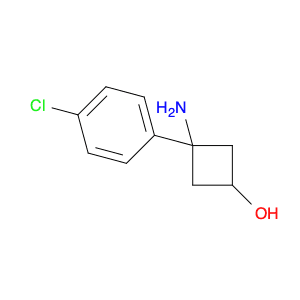 3-Amino-3-(4-chlorophenyl)cyclobutan-1-ol