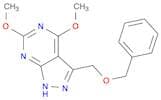 3-((Benzyloxy)methyl)-4,6-dimethoxy-1H-pyrazolo[3,4-d]pyrimidine