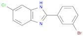 2-(3-bromophenyl)-6-chloro-1H-1,3-benzodiazole