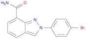 2-(4-bromophenyl)indazole-7-carboxamide
