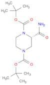 (S)-di-tert-butyl 2-carbamoylpiperazine-1,4-dicarboxylate