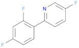2-(2,4-Difluorophenyl)-5-fluoropyridine