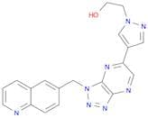 2-[4-[3-(quinolin-6-ylmethyl)triazolo[4,5-b]pyrazin-5-yl]pyrazol-1-yl]ethanol