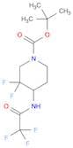 tert-Butyl 3,3-difluoro-4-(2,2,2-trifluoroacetamido)piperidine-1-carboxylate