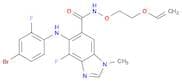 5-((4-Bromo-2-Fluorophenyl)Amino)-4-Fluoro-1-Methyl-N-(2-(Vinyloxy)Ethoxy)-1H-Benzo[D]Imidazole-6-…