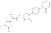 4,5-dichloro-N-{[(5R)-2-oxo-3-[4-(3-oxomorpholin-4-yl)phenyl]-1,3-oxazolidin-5-yl]methyl}thiophene…