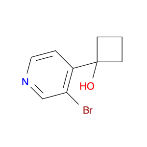 1-(3-Bromopyridin-4-yl)cyclobutanol