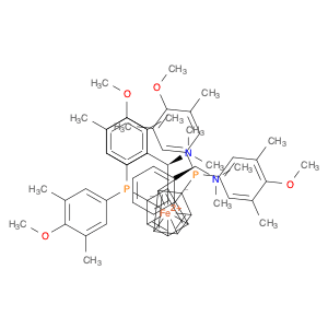 (SP,S'P)-1,1'-Bis[bis(4-methoxy-3,5-dimethylphenyl)phosphino]-2,2'-bis[(R)-α-(dimethylamino)benzyl…
