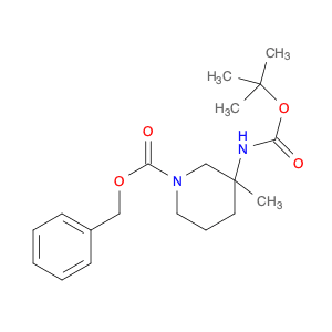 Phenylmethyl (3R)-3-[[(1,1-dimethylethoxy)carbonyl]amino]-3-methyl-1-piperidinecarboxylate