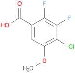 4-Chloro-2,3-difluoro-5-methoxybenzoic acid