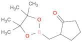 2-[(4,4,5,5-tetramethyl-1,3,2-dioxaborolan-2-yl)methyl]cyclopentan-1-one