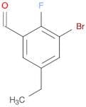 3-Bromo-5-ethyl-2-fluorobenzaldehyde