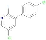 5-chloro-3-(4-chlorophenyl)-2-fluoropyridine