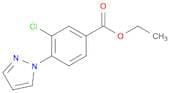 Ethyl 3-chloro-4-(1H-pyrazol-1-yl)benzoate