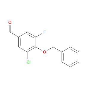 4-(Benzyloxy)-3-chloro-5-fluorobenzaldehyde