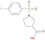 3-Pyrrolidinecarboxylic acid, 1-[(4-fluorophenyl)sulfonyl]-