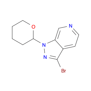 3-Bromo-1-(tetrahydro-2H-pyran-2-yl)-1H-pyrazolo[3,4-c]pyridine