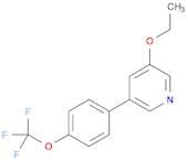 3-Ethoxy-5-(4-(trifluoromethoxy)phenyl)pyridine