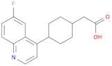 2-(4-(6-Fluoroquinolin-4-yl)cyclohexyl)acetic acid