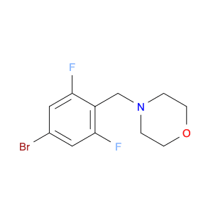 4-[(4-bromo-2,6-difluorophenyl)methyl]morpholine