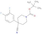 Tert-butyl 4-cyano-4-(3,4-difluorophenyl)piperidine-1-carboxylate