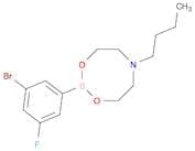 3-Bromo-5-fluorophenylboronic Aacid N-Butyldiethanolamine Ester