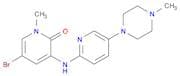 5-bromo-1-methyl-3-[[5-(4-methylpiperazin-1-yl)pyridin-2-yl]amino]pyridin-2-one
