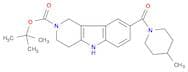 tert-Butyl 8-(4-methylpiperidine-1-carbonyl)-3,4-dihydro-1H-pyrido[4,3-b]indole-2(5H)-carboxylate