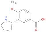3-((2S)Pyrrolidin-2-YL)-4-methoxybenzoic acid