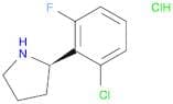 (2R)-2-(6-chloro-2-fluorophenyl)pyrrolidine hydrochloride