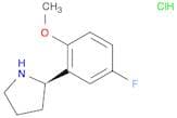 (2R)-2-(5-Fluoro-2-methoxy-phenyl)pyrrolidine hcl