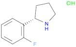 (2S)-2-(2-fluorophenyl)pyrrolidine hydrochloride