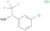 (1S)-1-(3-CHLOROPHENYL)-2,2,2-TRIFLUOROETHYLAMINE HYDROCHLORIDE