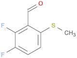2,3-difluoro-6-methylsulfanylbenzaldehyde