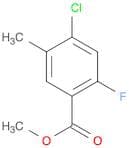 Methyl 4-chloro-2-fluoro-5-methylbenzoate