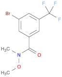 3-Bromo-N-methoxy-N-methyl-5-(trifluoromethyl)benzamide