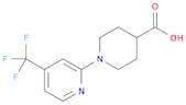 1-[4-(Trifluoromethyl)-2-pyridyl]piperidine-4-carboxylicAcid