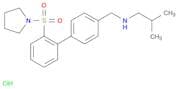 2-Methyl-N-((2'-(pyrrolidin-1-ylsulfonyl)-[1,1'-biphenyl]-4-yl)methyl)propan-1-amine hydrochloride