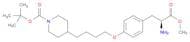 Methyl(S)-2-Amino-3-[4-[4-(1-Boc-4-piperidyl)butoxy]phenyl]propanoate