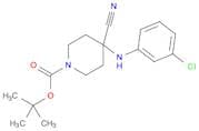 tert-butyl 4-[(3-chlorophenyl)amino]-4-cyanopiperidine-1-carboxylate
