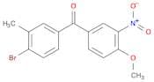 (4-bromo-3-methylphenyl)(4-methoxy-3-nitrophenyl)methanone