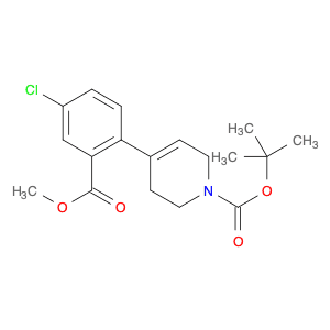 tert-butyl 4-(4-chloro-2-(methoxycarbonyl)phenyl)-5,6-dihydropyridine-1(2H)-carboxylate