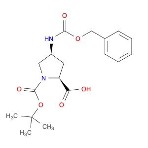 (2S,4S)-4-(((Benzyloxy)carbonyl)amino)-1-(tert-butoxycarbonyl)pyrrolidine-2-carboxylic acid